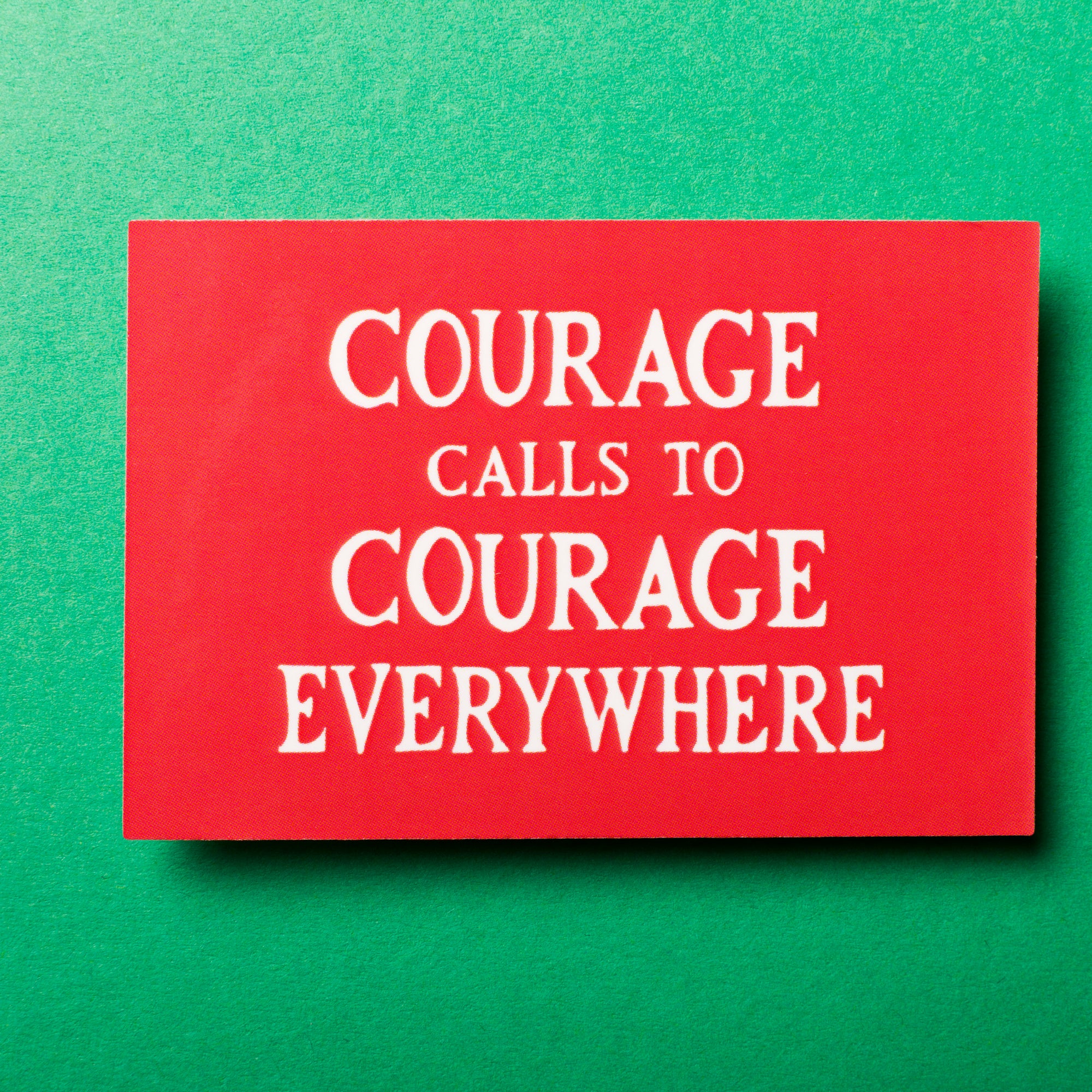 Gillian Wearing Courage Calls to Courage Everywhere Limited Edition Embroidered Handkercheif