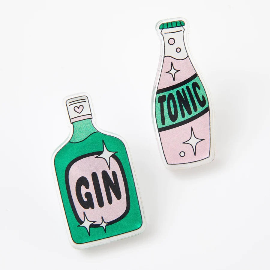 Punky Pins Gin & Tonic Pin Pair Set