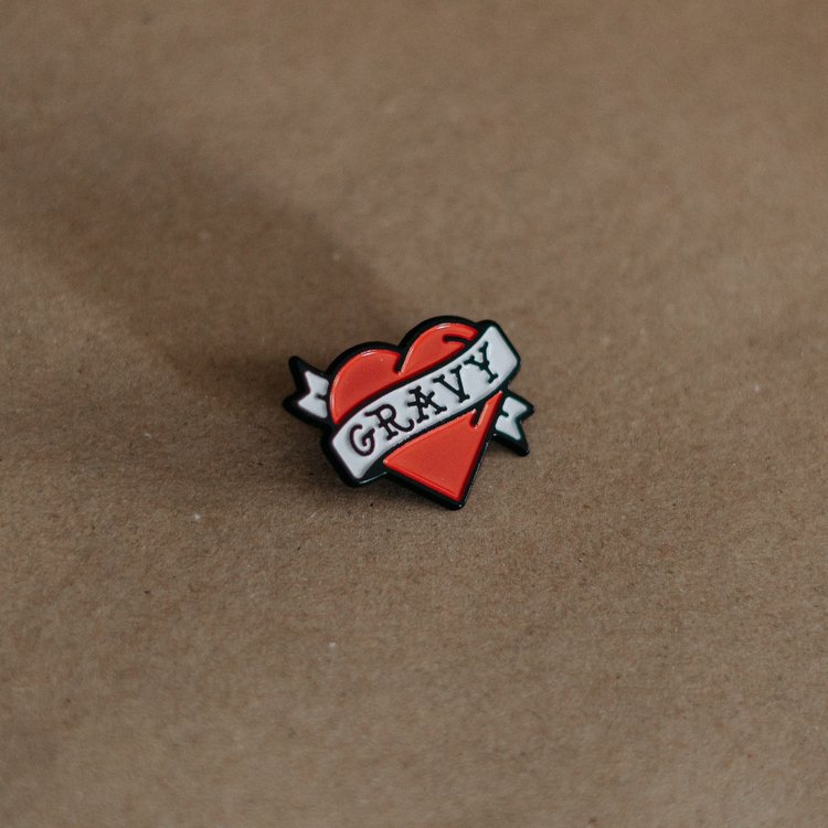 Gravy Pin Badge