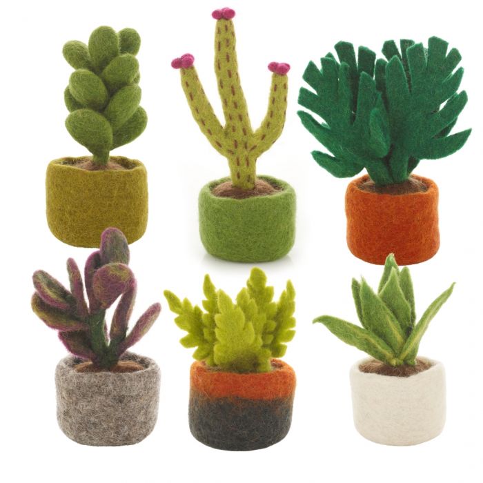Felt Miniature Plants (All Six)
