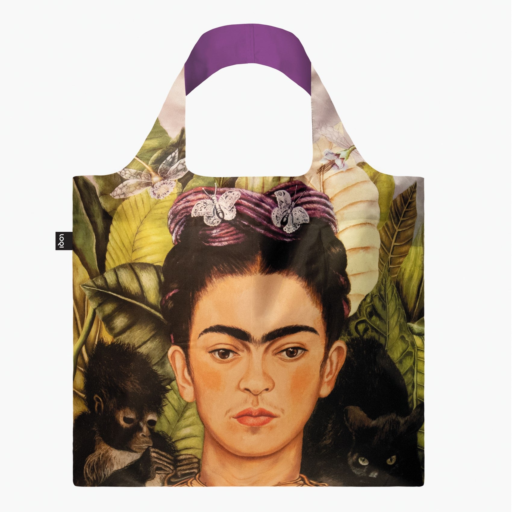 Loqi Frida Kahlo Self Portrait with Humming Bird Bag