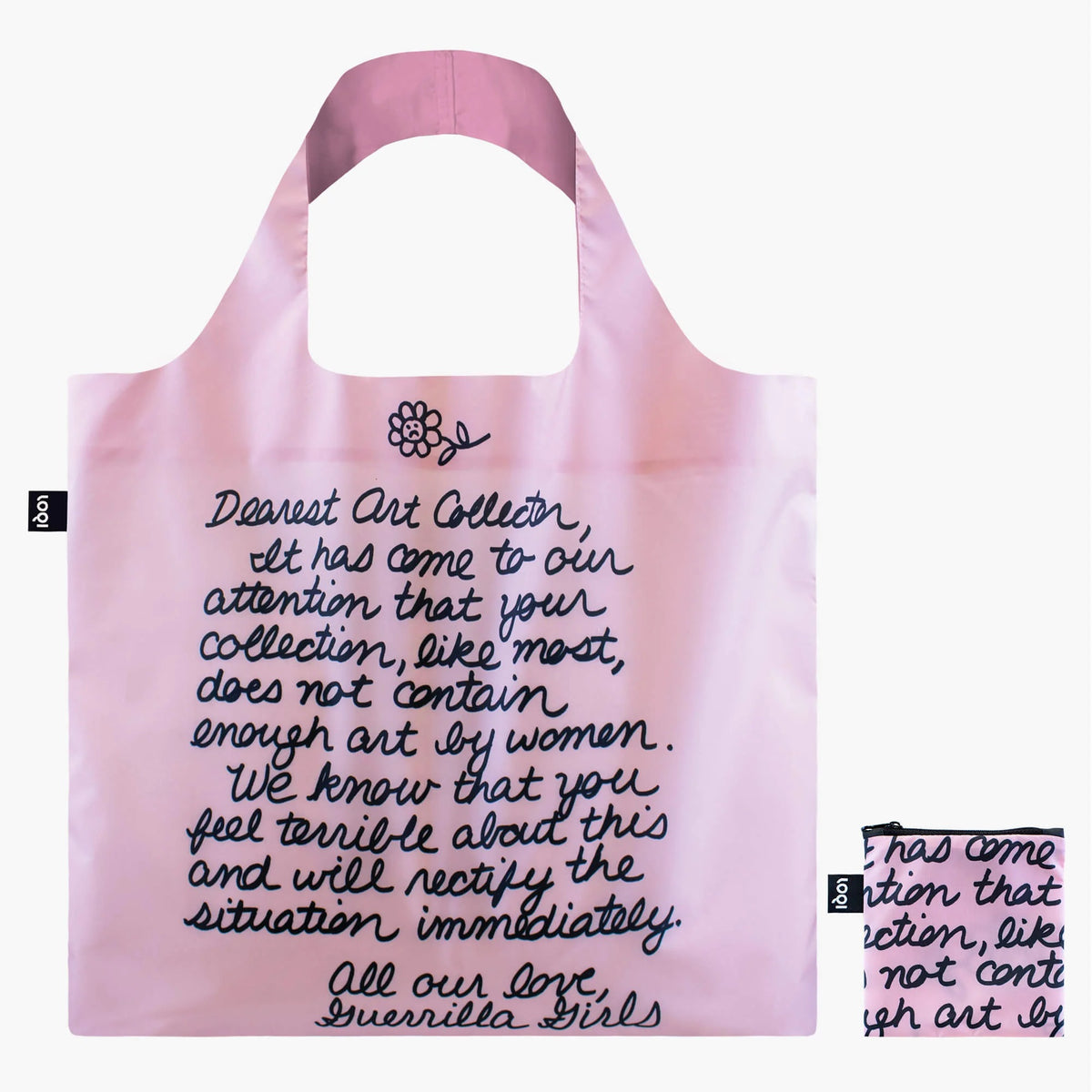 LOQI Guerrilla Girls Art Collectors Bag Front