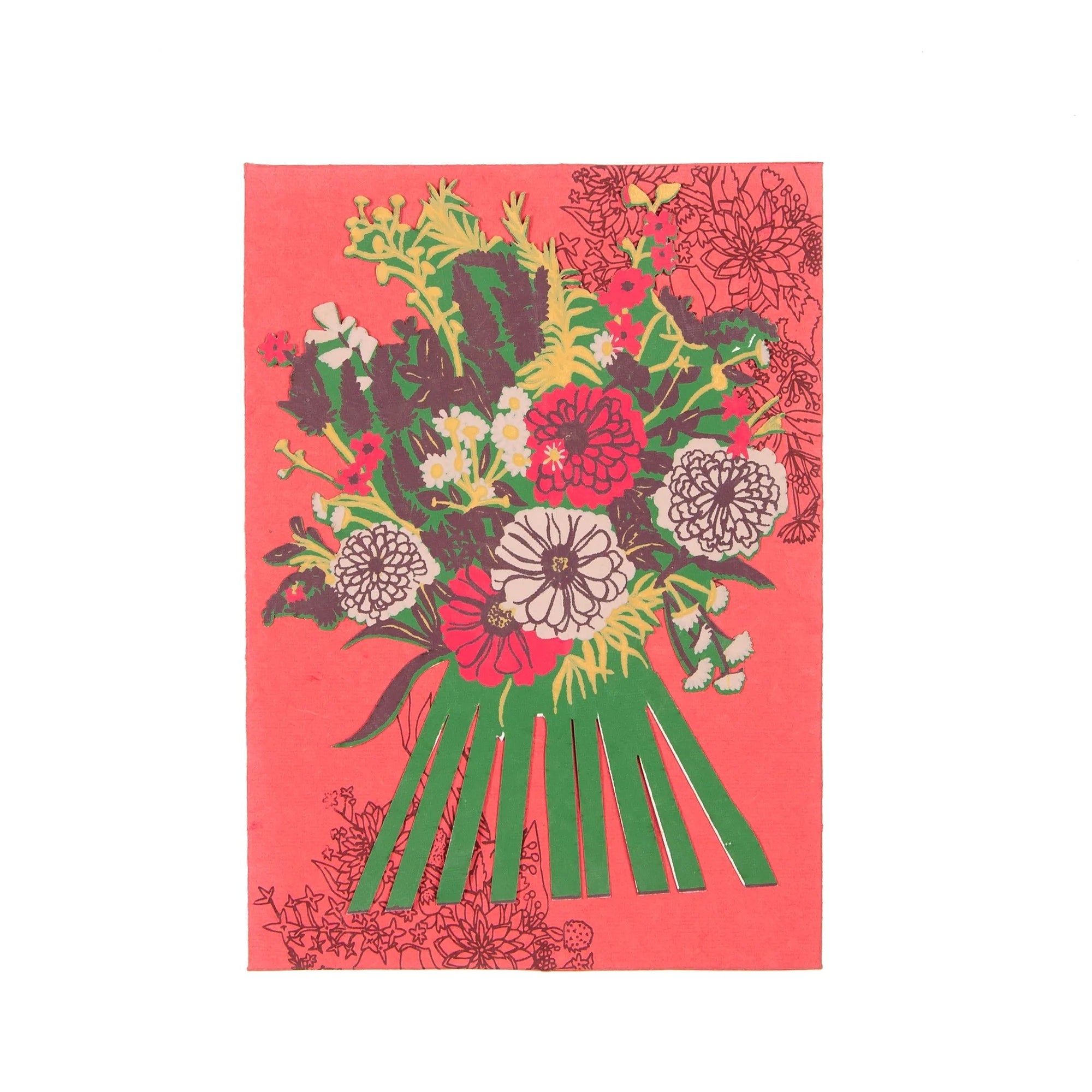 East End Press Marigold Bouquet Greeting Card