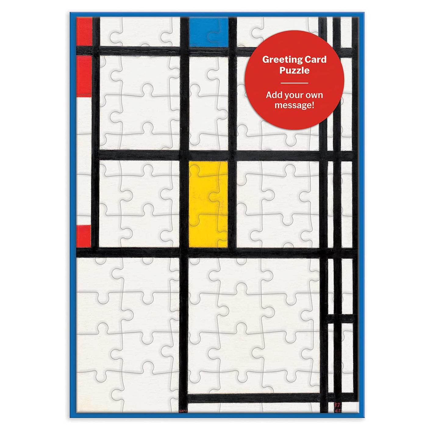 Mondrian Greeting Card Puzzle