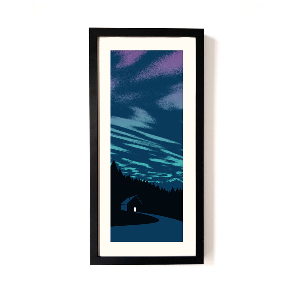 OR8 Design Northern Lights Long Screen Print
