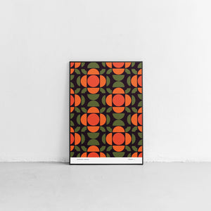 Storigraphic Orange Heat A3 Print