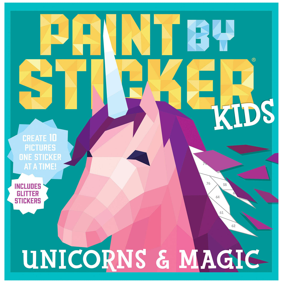 Paint By Sticker Kids Unicorns and Magic