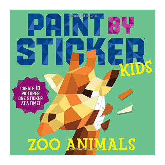 Paint By Sticker Zoo Animals