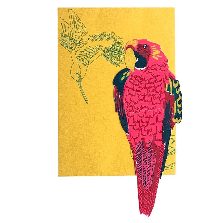 East End Press Parrot Greeting Card
