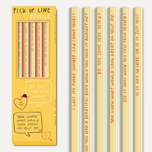 Urban Graphic Pick Up Line Pencil