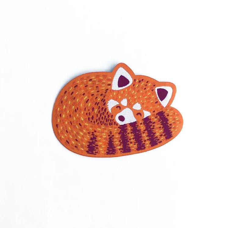 Red Panda Woven Patch