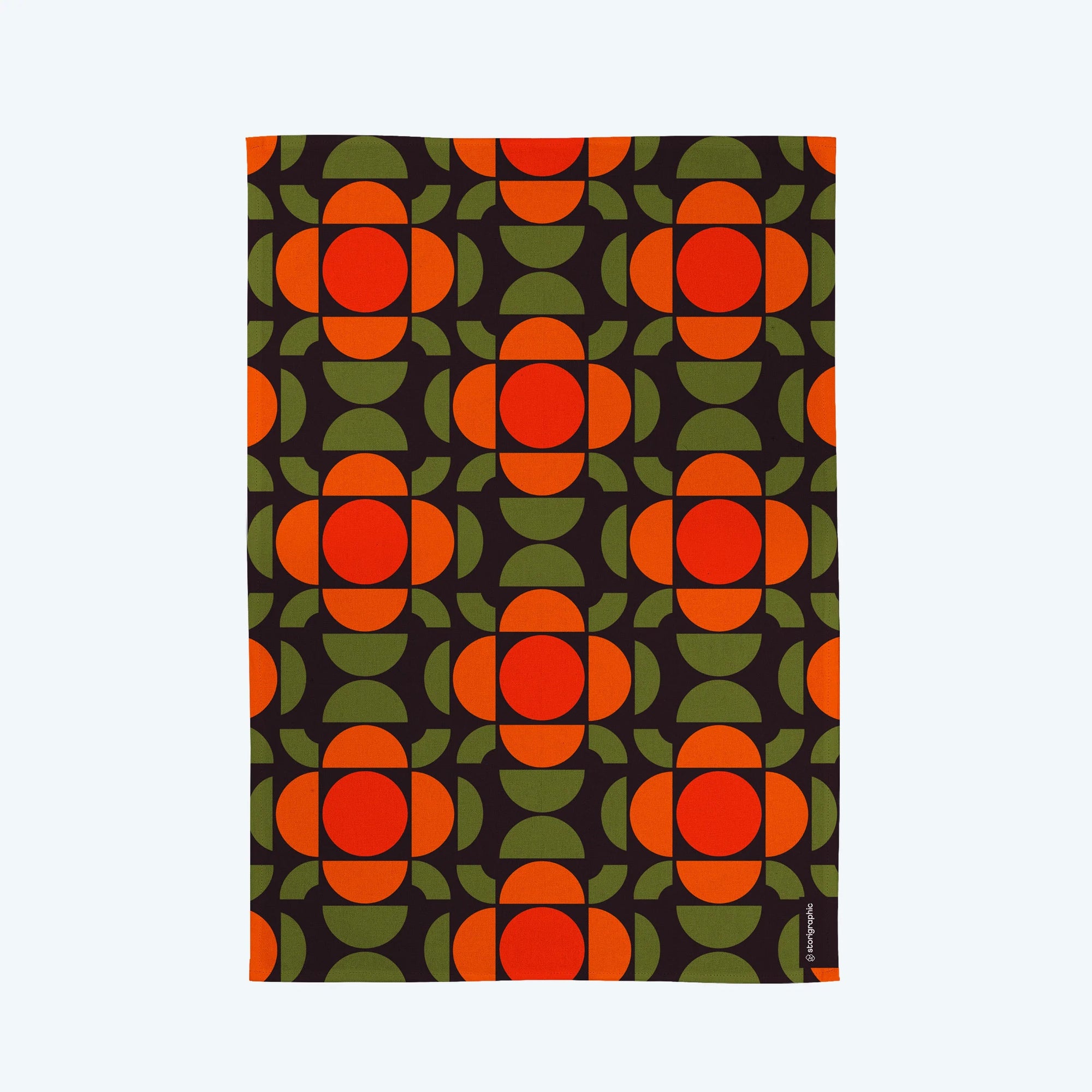 Storigraphic Seventies 3 Tea Towel Flat