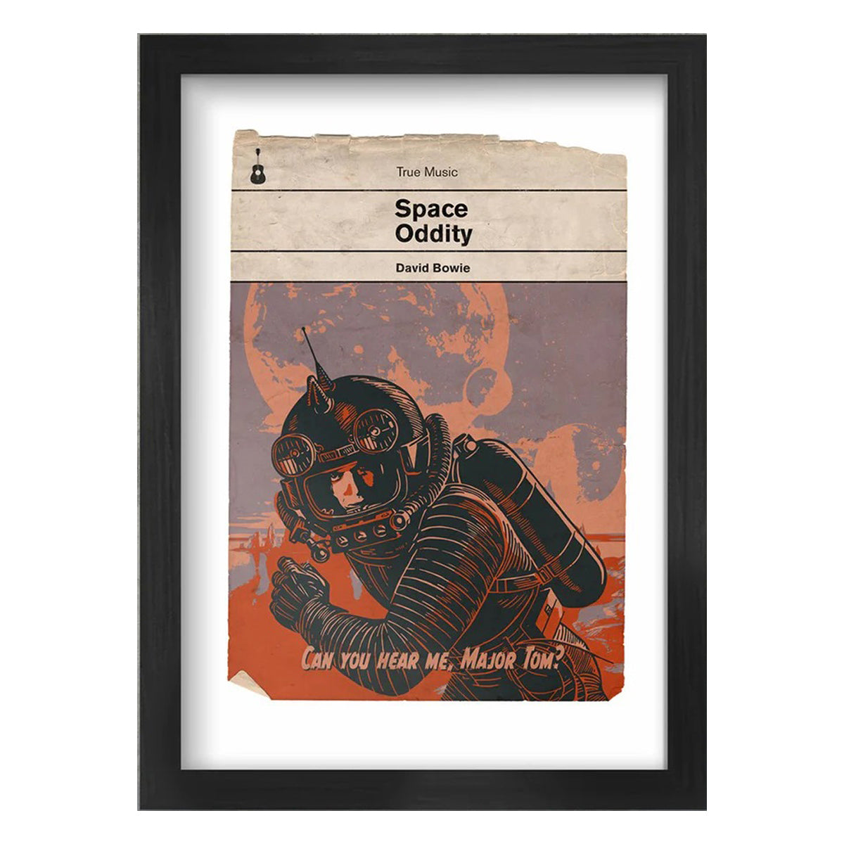 David Bowie Space Oddity Book Jacket Print