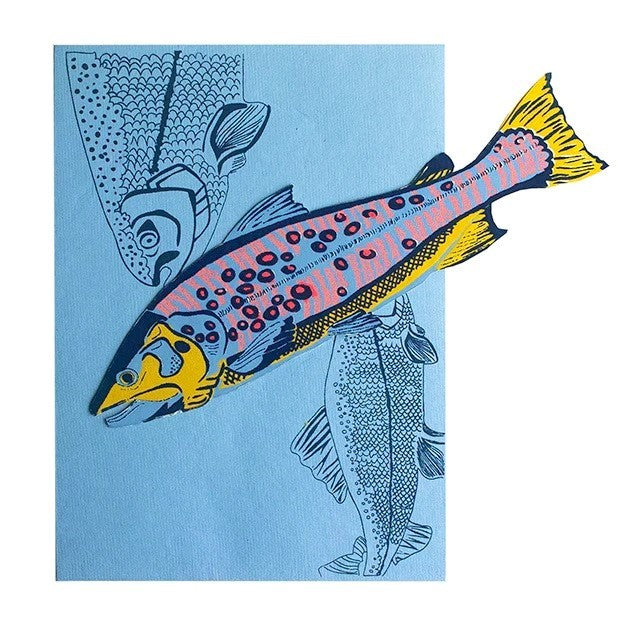 East End Press Trout Greeting Card