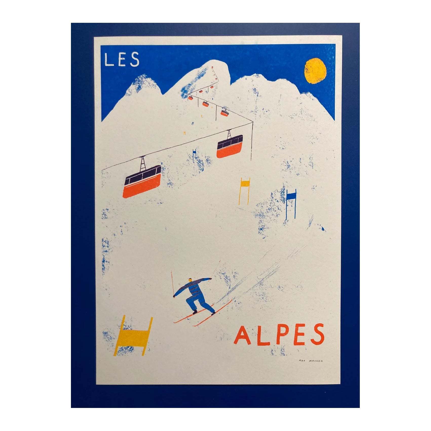 Max Machen Les Alpes Print