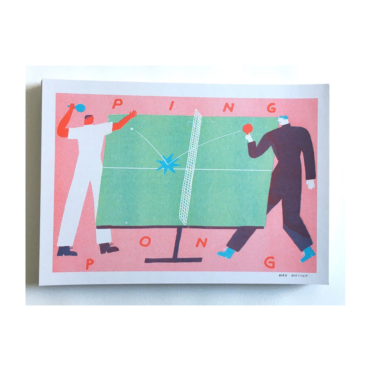 Max Machen Ping Pong Print
