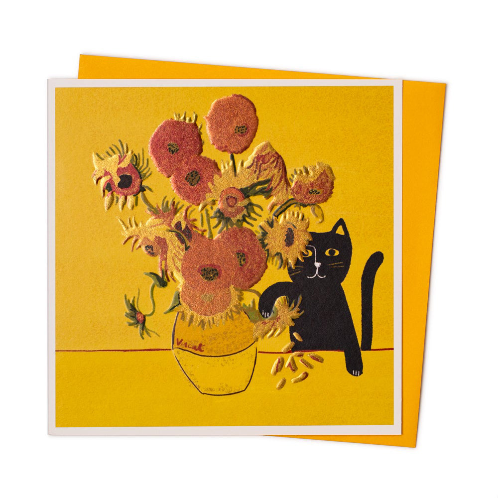Vincent's Cat Greeting Card