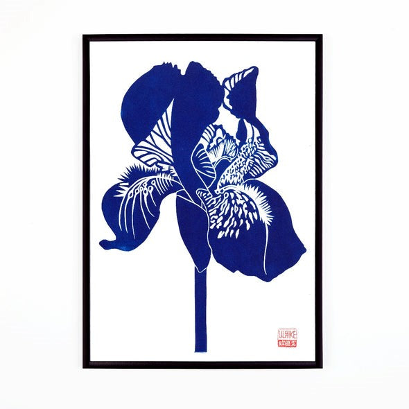 Studio Wald Blue Iris Print