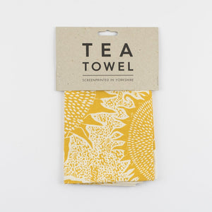 Studio Wald Sunflower Tea Towel Packaged