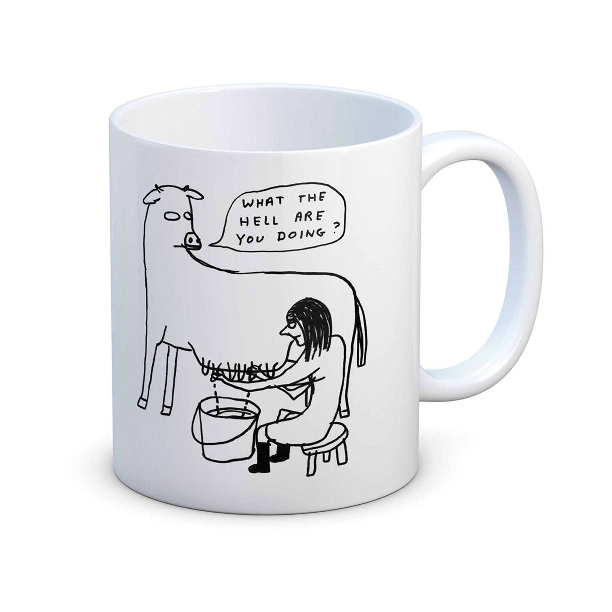 David Shrigley What the Hell are You Doing Mug