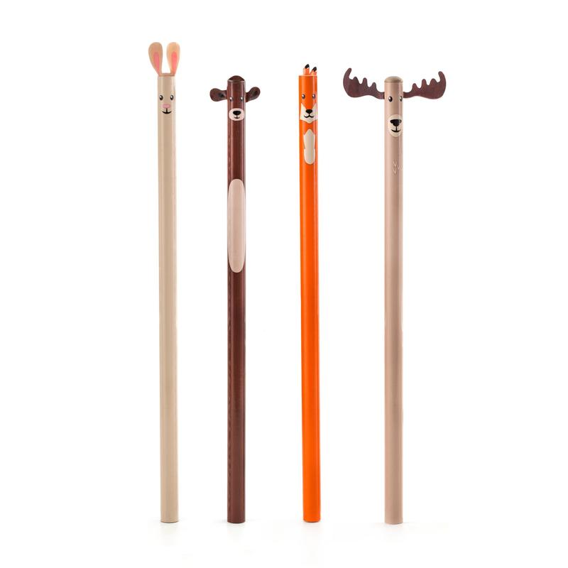 Woodland Set of 4 Pencils