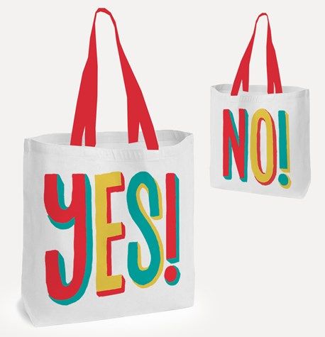 Yes! No! Tote Bag