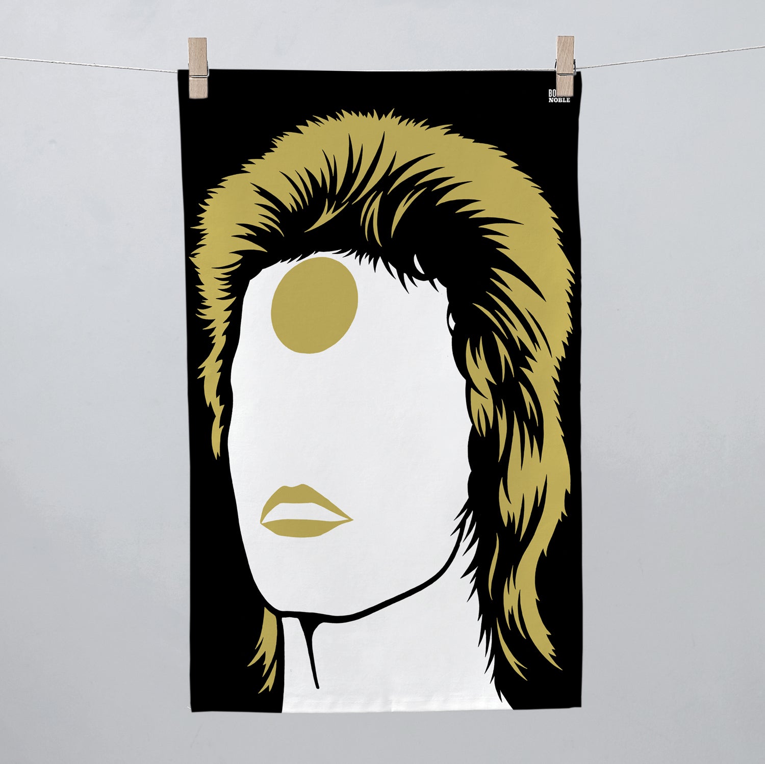 David Bowie Ziggy Tea Towel